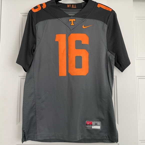 Nike Tops - University of Tennessee Medium Nike Smokey Gray Jersey #16